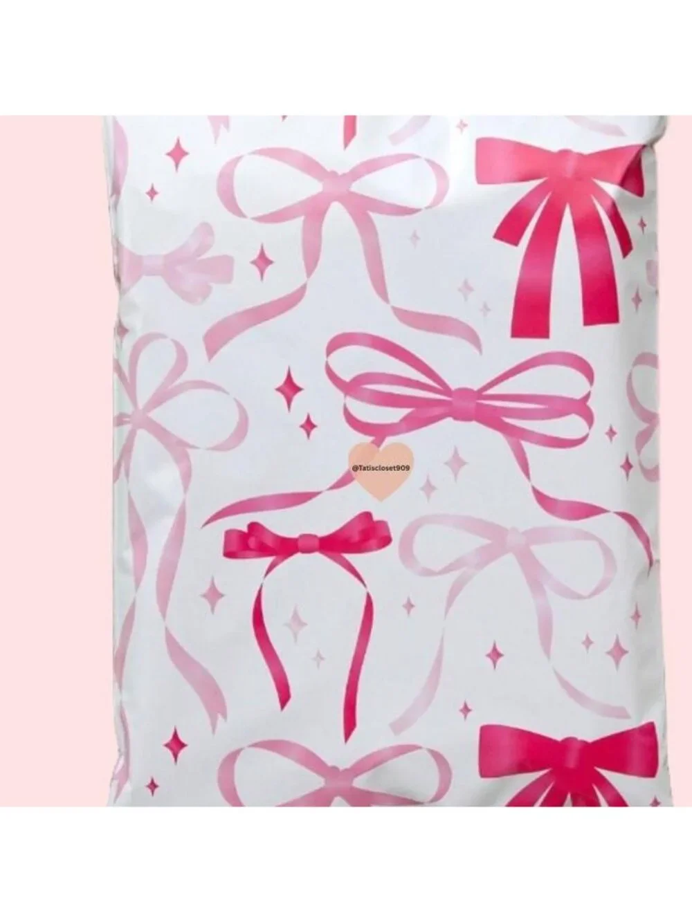 50 Cherry And Bow Poly mailers 10x13